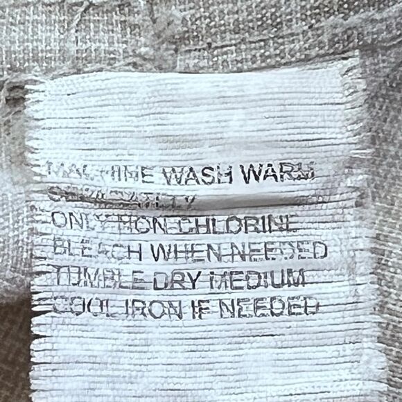 Jantzen XL Embroidered Palm Camp Shirt Tan - Picture 6 of 6